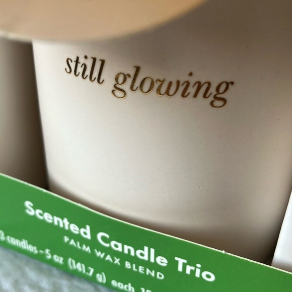 Kate Spade X Target: Scented Candle Palm Wax Blend Trio-Set of 3 - Picture 4 of 16